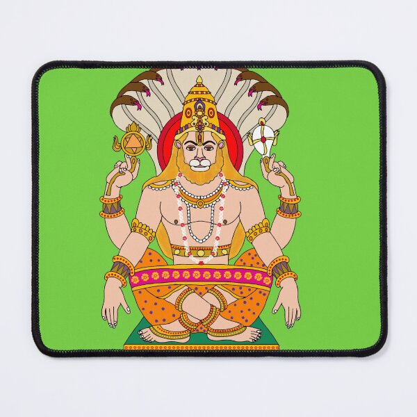 Item preview, Lord Narsimha | The Fierce Protector | Divine Power and Courage Artwork designed and sold by Harshit_Digital_Arts.