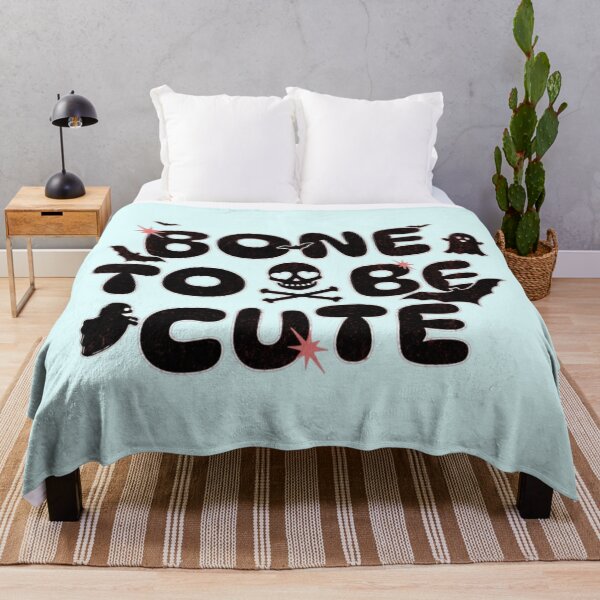 Item preview, Funny Halloween Pun: Bone to be cute designed and sold by QUOT-s.