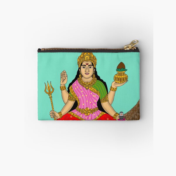 Item preview, Goddess Narmada | Divine River Mother | Sacred Energy Artwork designed and sold by Harshit_Digital_Arts.