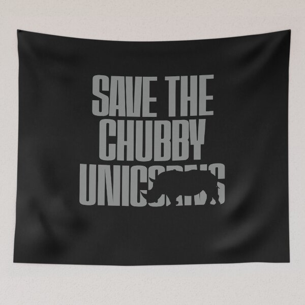 Item preview, Save The Chubby Unicorns Bold Rhino Shirt designed and sold by LashondaGreen89.