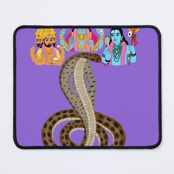 Item preview, Lord Naag | Divine Serpent God | Protector of Mystical Energy Artwork designed and sold by Harshit_Digital_Arts.