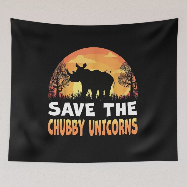 Item preview, Safari Save The Chubby Unicorns Rhino Shirt designed and sold by LashondaGreen89.