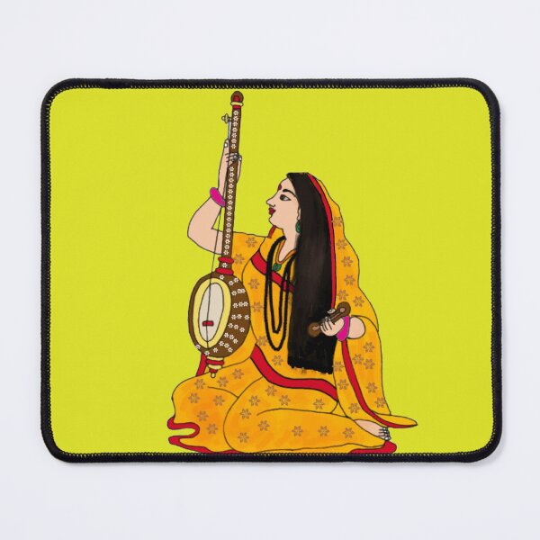 Item preview, Krishna Devotee Mirabai | Eternal Love and Devotion | Spiritual Bhakti Art designed and sold by Harshit_Digital_Arts.