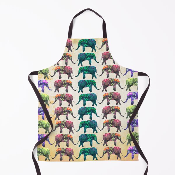 Item preview, Cluster of Colorful Elephants Pattern designed and sold by DEC02.
