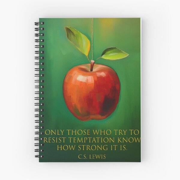 Item preview, Resist Temptation - C.S. Lewis Poster designed and sold by BMPDigital.