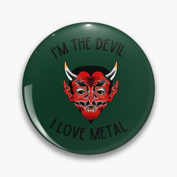 Item preview, I_m the Devil, I Love Metal  designed and sold by CutePattern78.