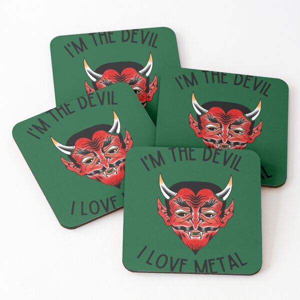 Item preview, I_m the Devil, I Love Metal  designed and sold by CutePattern78.