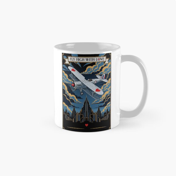 Item preview, RAF Art Deco Poster Valentines Edition designed and sold by Skyframe Aviation.