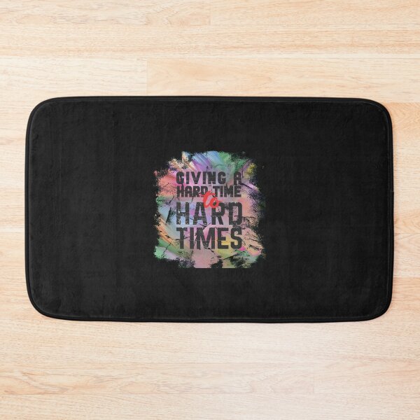 Item preview, Giving A Hard Time to Hard Times Motivation Quotes designed and sold by CutePattern78.