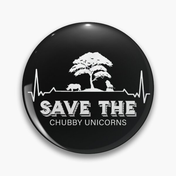 Item preview, Save The Chubby Unicorns Heartbeat Rhino Shirt designed and sold by LarryMBrown.