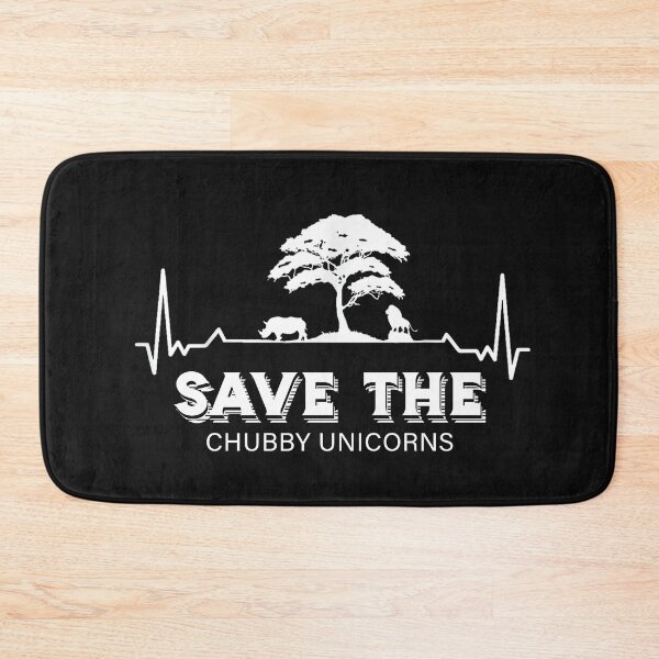 Item preview, Save The Chubby Unicorns Heartbeat Rhino Shirt designed and sold by LarryMBrown.