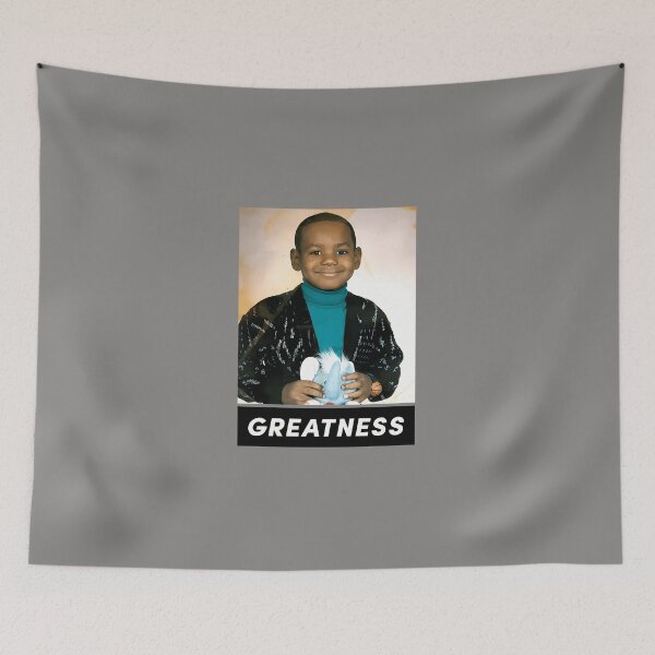 Item preview, LEBRON-JAMES---GREATNESS-TEE designed and sold by BeverlyRJohns.