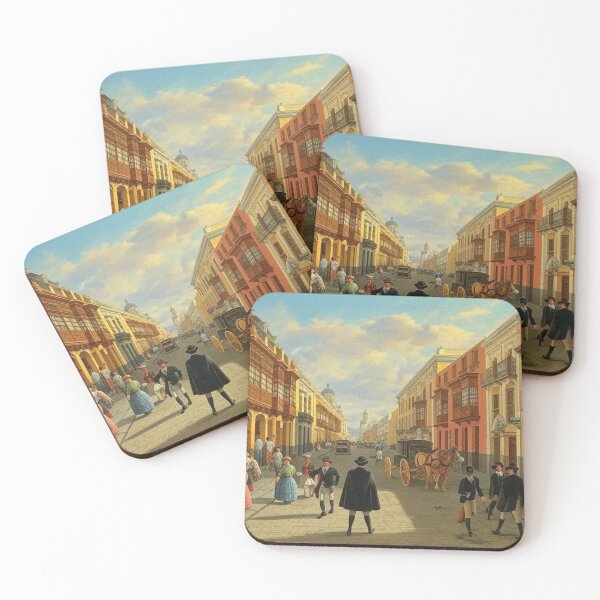Item preview, Colonial Lima Street at Sunset designed and sold by Black Rex.