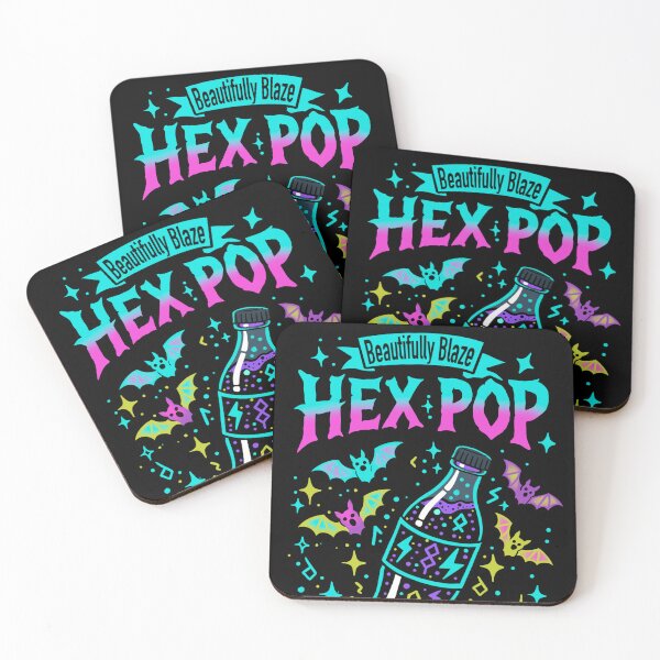 Item preview, Hex Pop – Beautifully Blaze Sinister Snacks Soda designed and sold by October Forever.