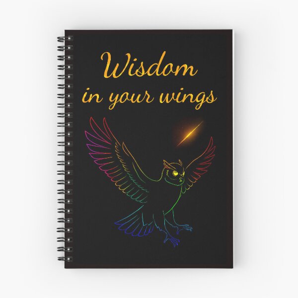 Artikelvorschau, Neon Celestial Owl - Weisheit in deinen Flügeln entworfen und verkauft von Brickroad Dsigns.