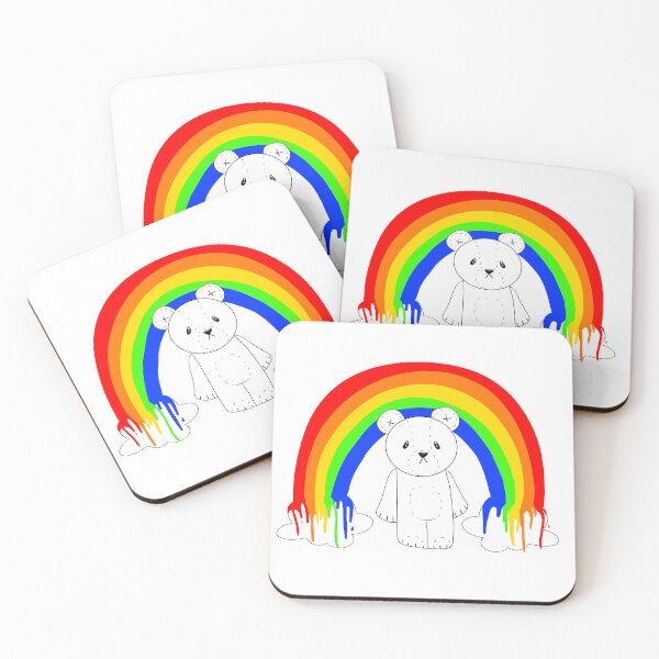 Item preview, Rainbow Teddy bear designed and sold by WristCramps.