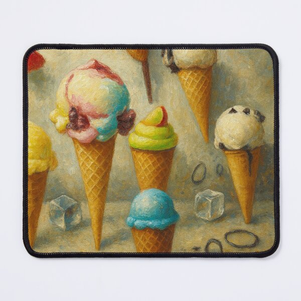 Item preview, Ice Cream Cone Abstract Art designed and sold by Natrual0903.