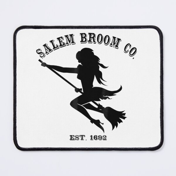 Item preview, Salem Broom Co Est 1692 Vintage Halloween Witch Silhouette designed and sold by Nannythenimfa.