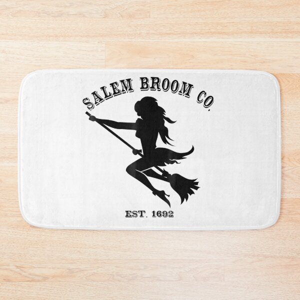Item preview, Salem Broom Co Est 1692 Vintage Halloween Witch Silhouette designed and sold by Nannythenimfa.