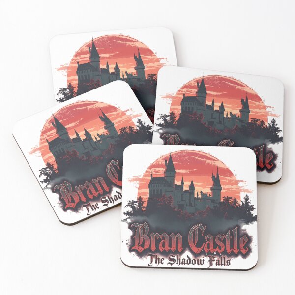 Item preview, Bran Castle Retro Gothic Art | Transylvania Vampire Horror Gift designed and sold by LoliDesignShop.