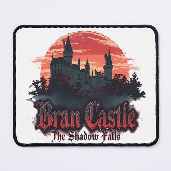 Item preview, Bran Castle Retro Gothic Art | Transylvania Vampire Horror Gift designed and sold by LoliDesignShop.