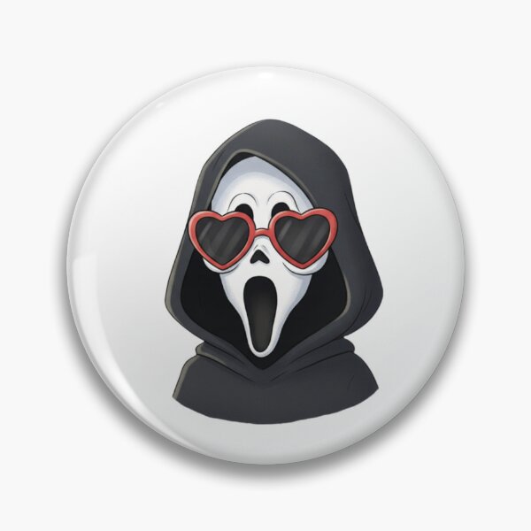 Item preview, Scream heart sunglasses meme movie ghostface ghost face parody weird love pink designed and sold by CheeseBlueprint.