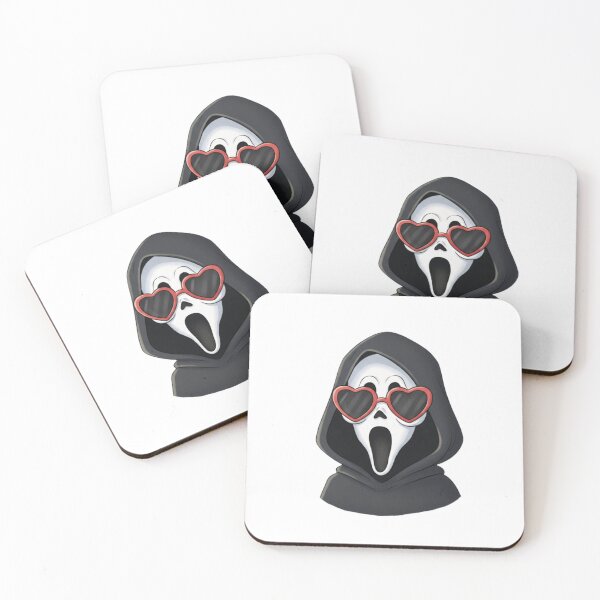 Item preview, Scream heart sunglasses meme movie ghostface ghost face parody weird love pink designed and sold by CheeseBlueprint.