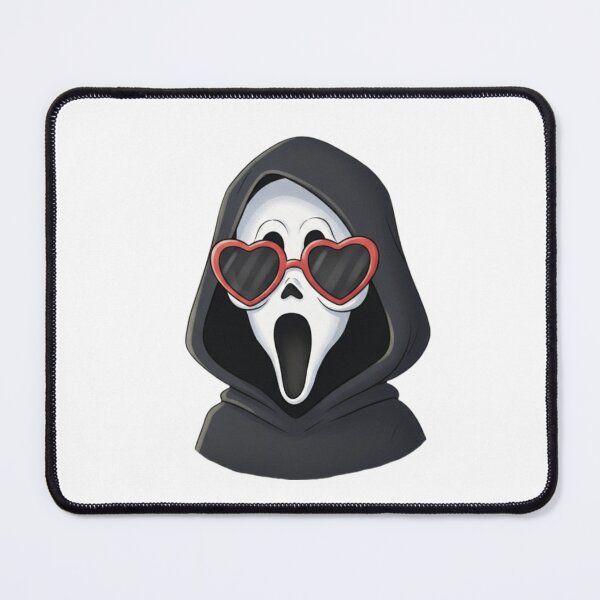 Item preview, Scream heart sunglasses meme movie ghostface ghost face parody weird love pink designed and sold by CheeseBlueprint.