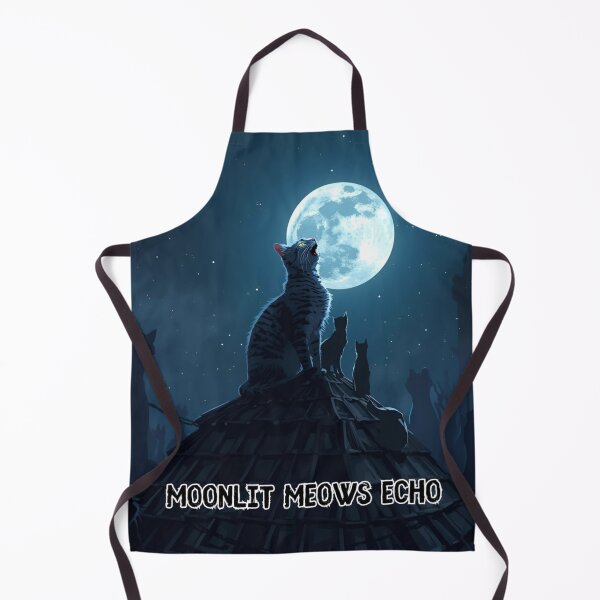 Item preview, Moonlit Meows Echo designed and sold by PetJoyPrintsCO.