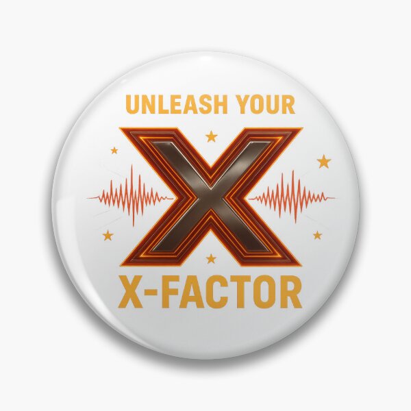 Item preview, Unleash Your X-Factor – Neon Chrome Glow Design designed and sold by closettycoot.