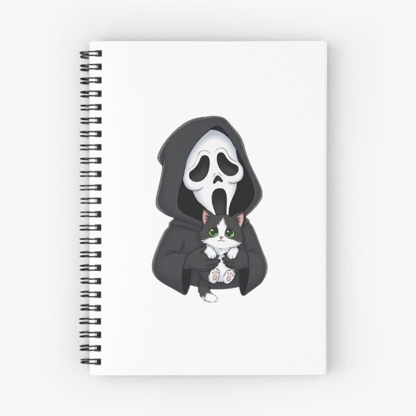 Item preview, Scream cat kitten meme movie ghostface ghost face parody weird love pink designed and sold by CheeseBlueprint.