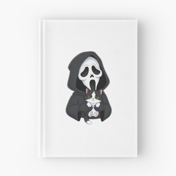 Item preview, Scream cat kitten meme movie ghostface ghost face parody weird love pink designed and sold by CheeseBlueprint.