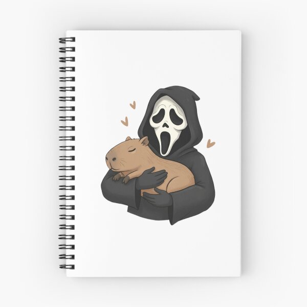 Item preview, Scream capybara meme movie ghostface ghost face parody weird love pink designed and sold by CheeseBlueprint.
