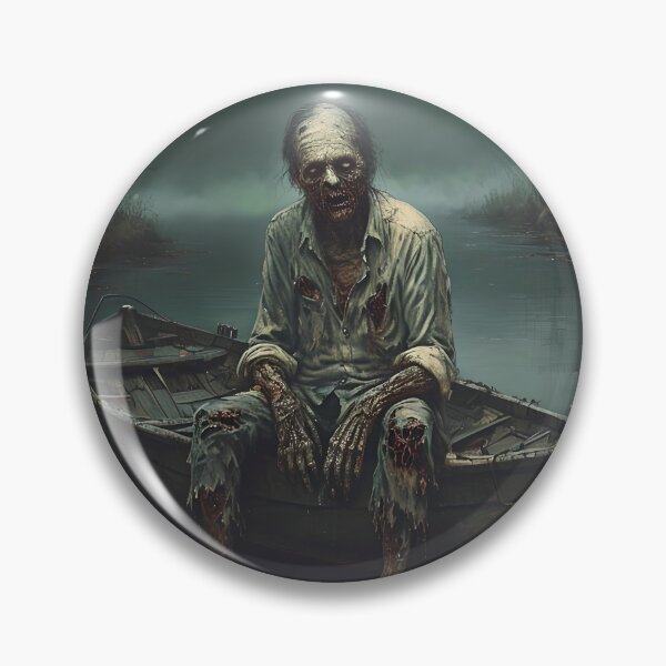 Item preview, Zombie with Autumn Lake Landscape designed and sold by NightTimeJ.