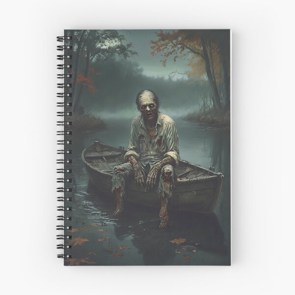 Item preview, Zombie with Autumn Lake Landscape designed and sold by NightTimeJ.