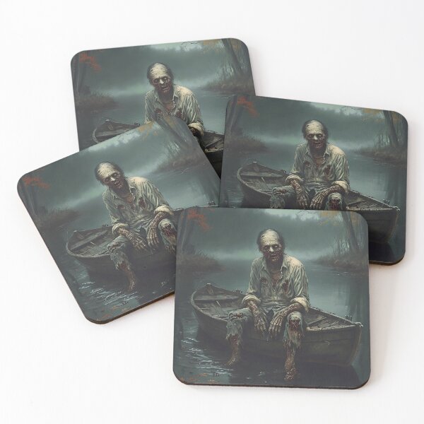 Item preview, Zombie with Autumn Lake Landscape designed and sold by NightTimeJ.