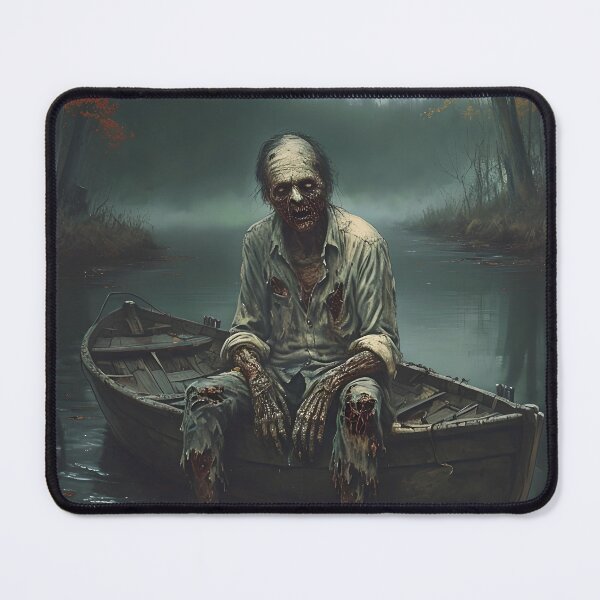 Item preview, Zombie with Autumn Lake Landscape designed and sold by NightTimeJ.