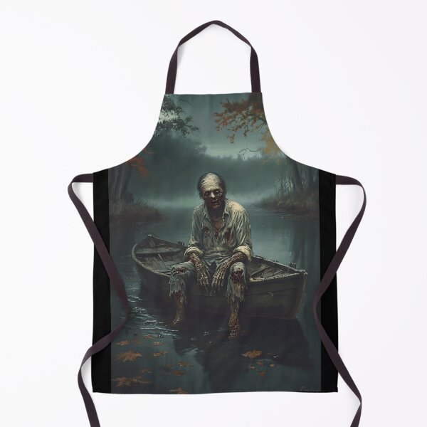 Item preview, Zombie with Autumn Lake Landscape designed and sold by NightTimeJ.