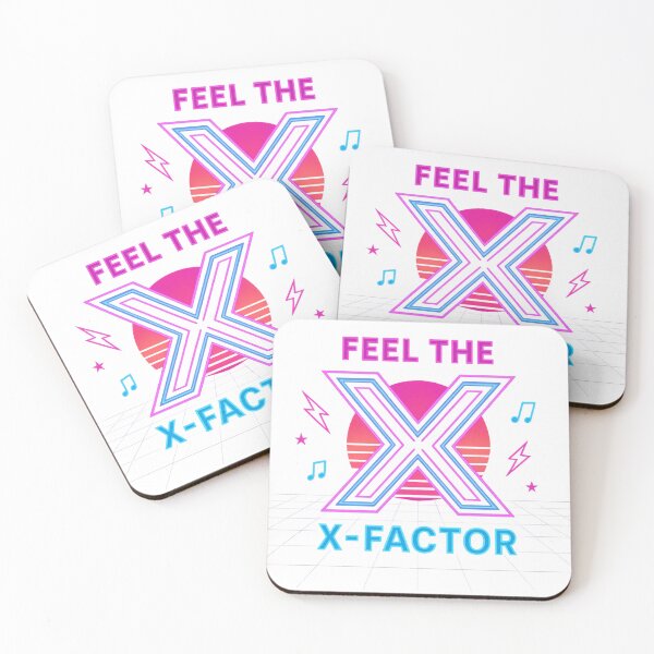 Item preview, Feel the X-Factor – Retro Neon Vibes designed and sold by closettycoot.