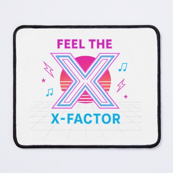Item preview, Feel the X-Factor – Retro Neon Vibes designed and sold by closettycoot.
