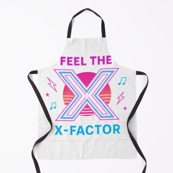 Item preview, Feel the X-Factor – Retro Neon Vibes designed and sold by closettycoot.