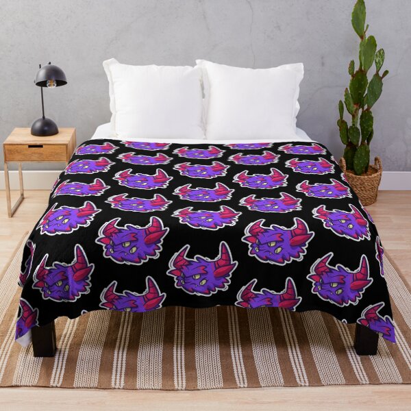 Item preview, Cute Purple Horned Monster | Funny Multi-Eyed Creature Cartoon Stickers designed and sold by FestivityFinds.