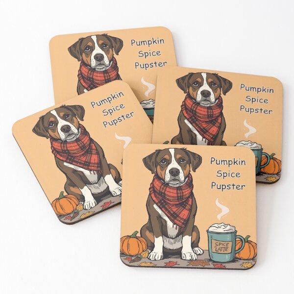 Item preview, Pumpkin Spice Pupster designed and sold by PetJoyPrintsCO.