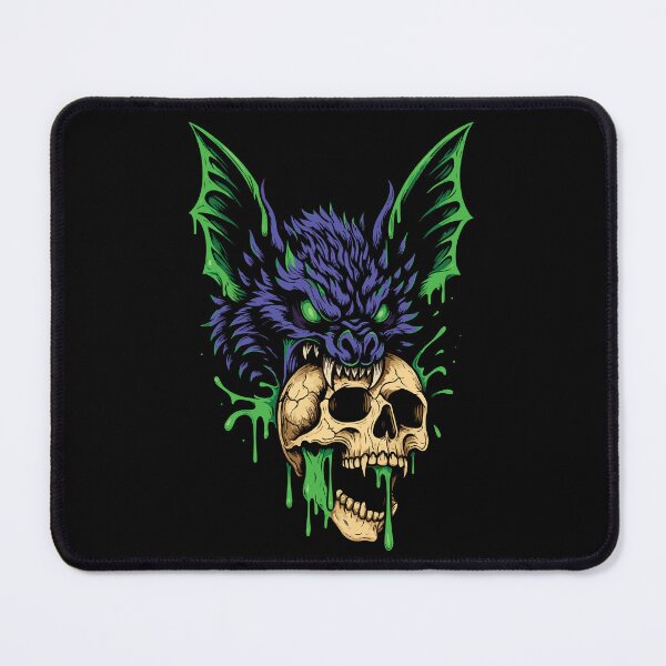 Item preview, Oozing Bat Skull designed and sold by GhoulishGraphX.