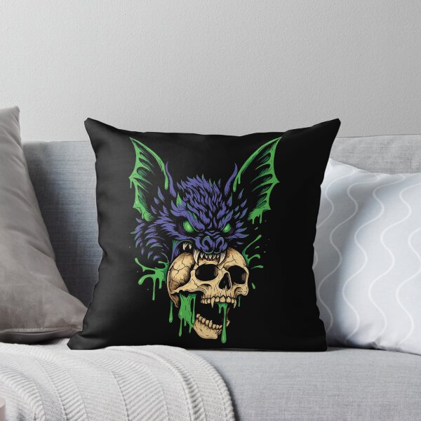 Item preview, Oozing Bat Skull designed and sold by GhoulishGraphX.