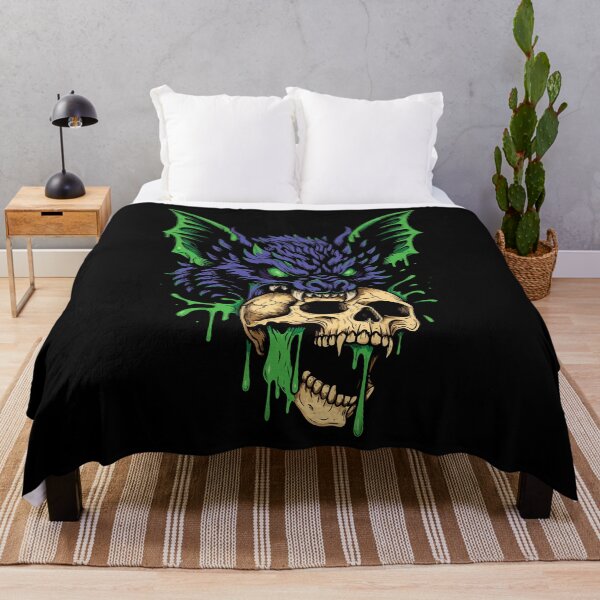 Item preview, Oozing Bat Skull designed and sold by GhoulishGraphX.
