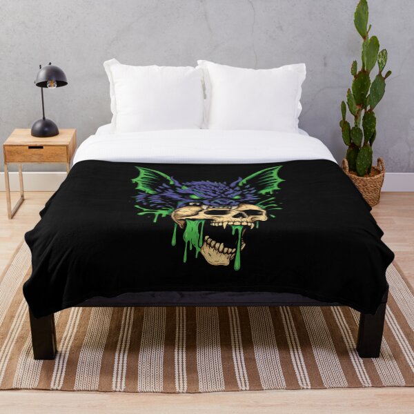 Aperçu de l'œuvre Crâne de chauve-souris suintant créée et vendue par GhoulishGraphX.