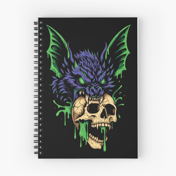 Item preview, Oozing Bat Skull designed and sold by GhoulishGraphX.