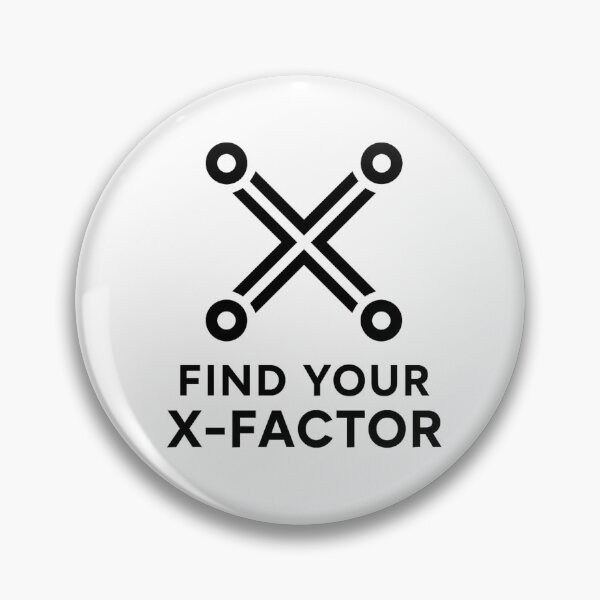 Item preview, Find Your X-Factor – Minimalist Motivation designed and sold by closettycoot.