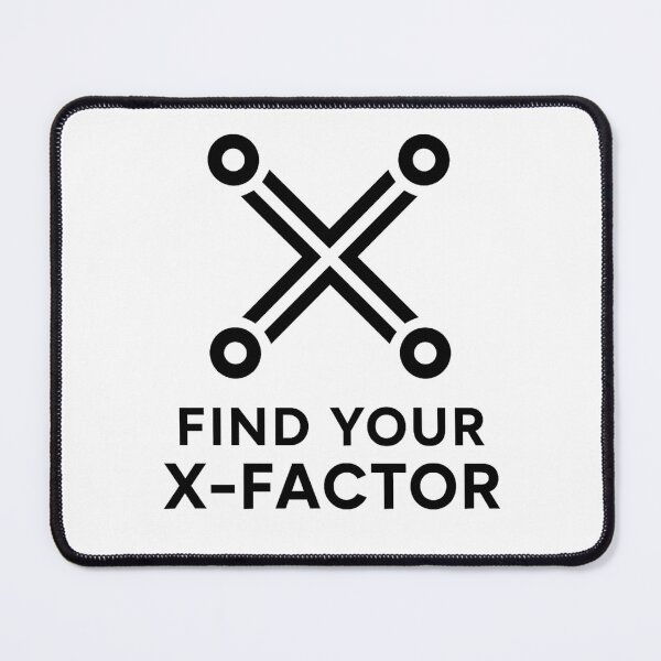 Item preview, Find Your X-Factor – Minimalist Motivation designed and sold by closettycoot.